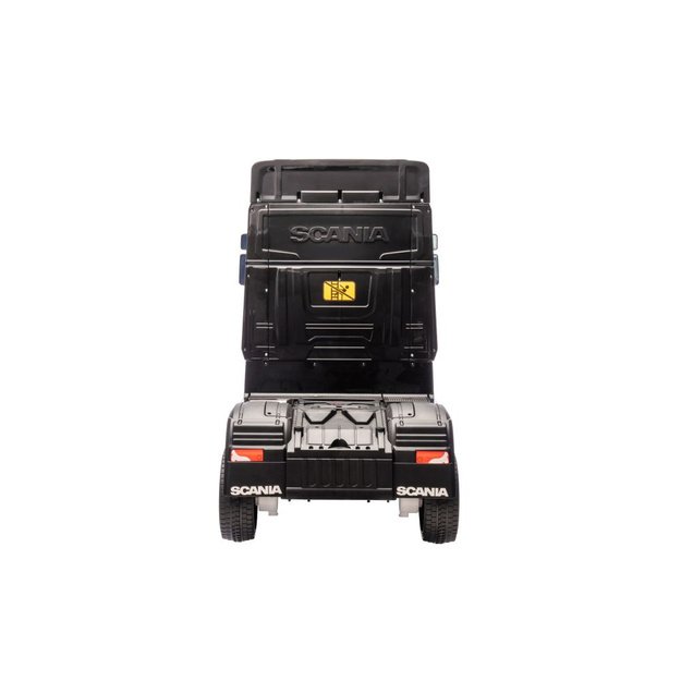 Vienvietis elektrinis sunkvežimis vaikams Scania 500R HL698 Black 4x4, juodas