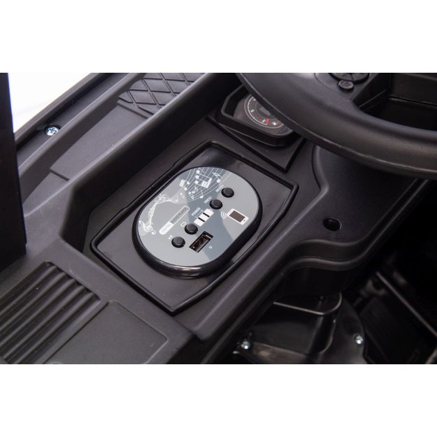 Vienvietis elektrinis sunkvežimis vaikams Scania 500R HL698 Black 4x4, juodas