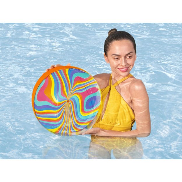 Pripučiamas paplūdimio kamuolys TWIST 46cm,  Bestway 31042