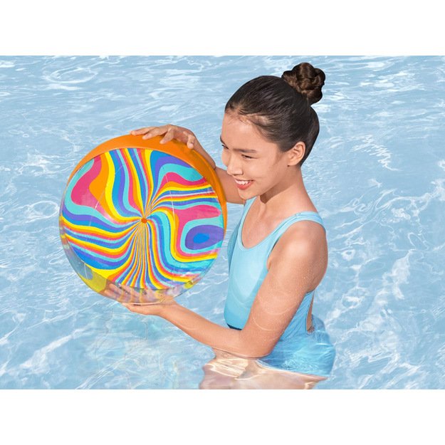 Pripučiamas paplūdimio kamuolys TWIST 46cm,  Bestway 31042