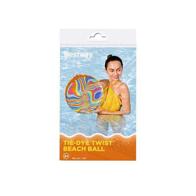 Pripučiamas paplūdimio kamuolys TWIST 46cm,  Bestway 31042
