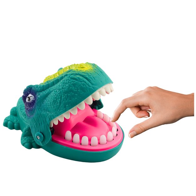 Arkadinis vikrumo žaidimas „Išprotėjęs dinozauras“, žalias