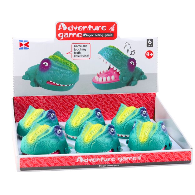Arkadinis vikrumo žaidimas „Išprotėjęs dinozauras“, žalias