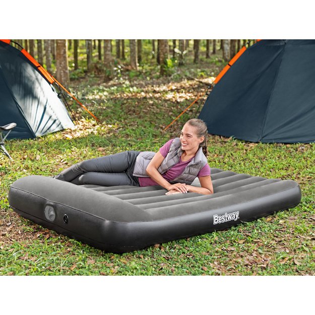 Pripučiamas dvivietis čiužinys „Tritech“ su įmontuotu USB siurbliu 191x137 cm , Bestway