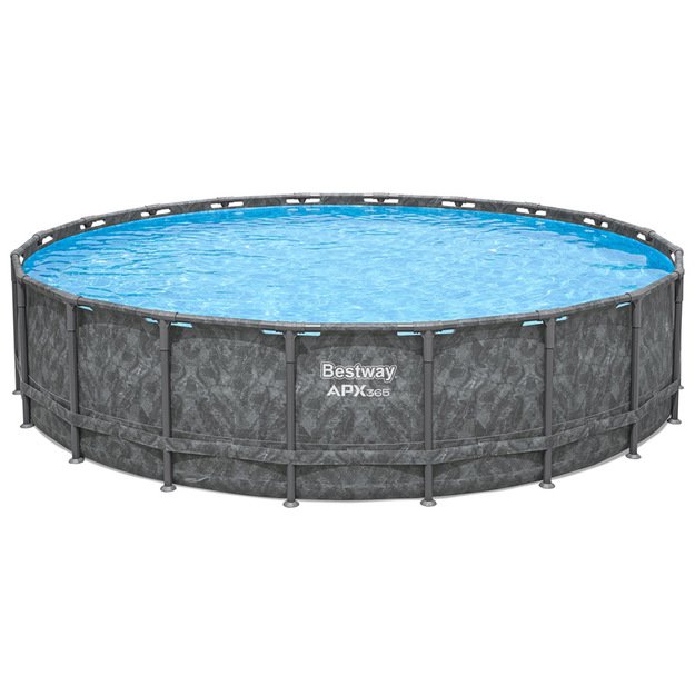 Karkasinis sodo baseinas 610x132cm su priedais „Bestway APX365 Rack Pool“ 