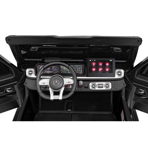 Dvivietis elektrinis džipas vaikams Mercedes Benz G63 AMG XXL STRONG, juodas
