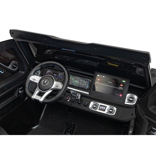 Dvivietis elektrinis džipas vaikams Mercedes Benz G63 AMG XXL STRONG, juodas