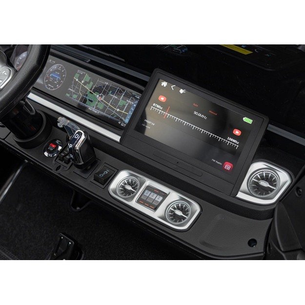 Dvivietis elektrinis džipas vaikams Mercedes Benz G63 AMG XXL STRONG, juodas