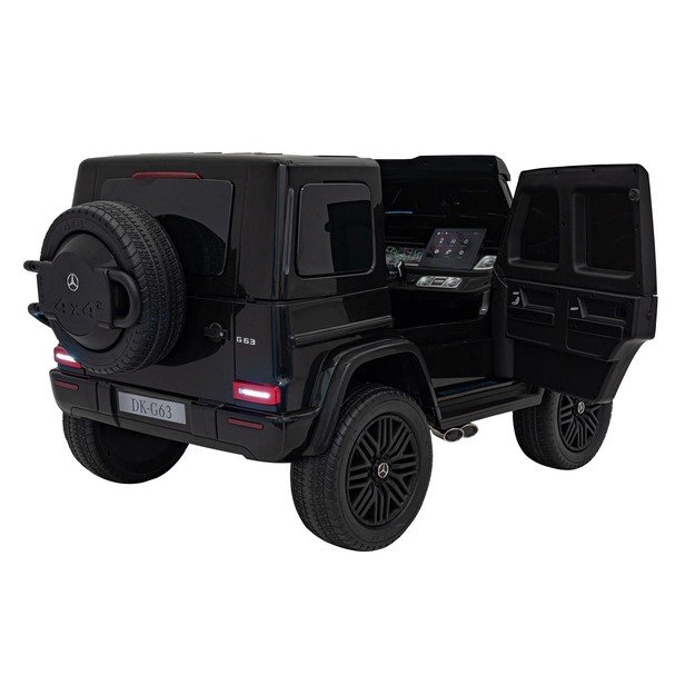 Dvivietis elektrinis džipas vaikams Mercedes Benz G63 AMG XXL STRONG, juodas