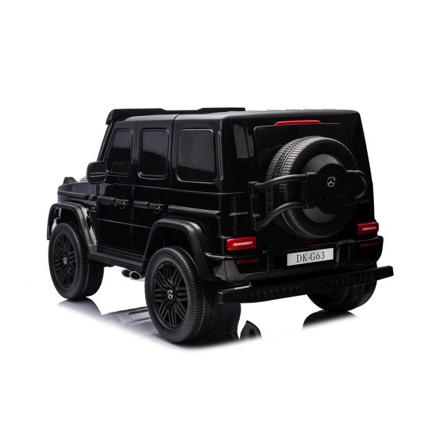 Dvivietis elektrinis džipas vaikams Mercedes Benz G63 AMG XXL STRONG, juodas