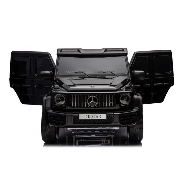 Dvivietis elektrinis džipas vaikams Mercedes Benz G63 AMG XXL STRONG, juodas
