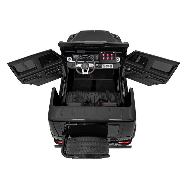 Dvivietis elektrinis džipas vaikams Mercedes Benz G63 AMG XXL STRONG, juodas