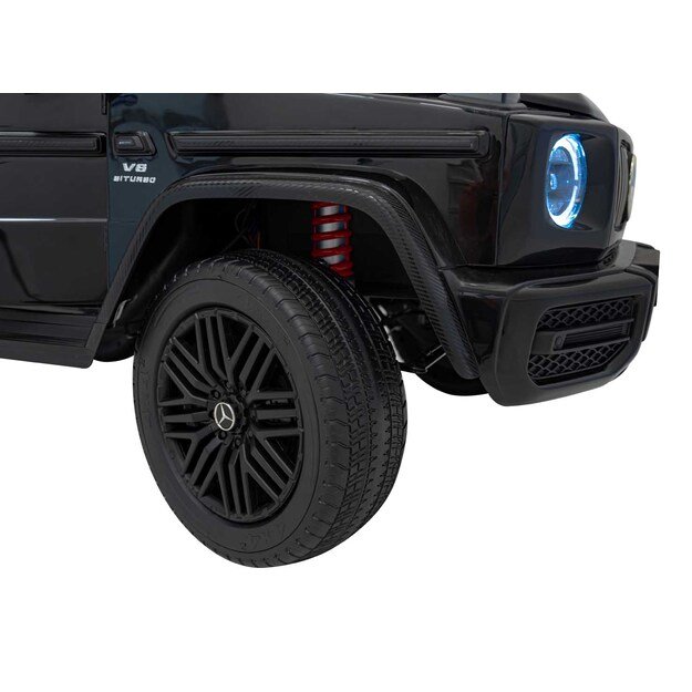 Dvivietis elektrinis džipas vaikams Mercedes Benz G63 AMG XXL STRONG, juodas