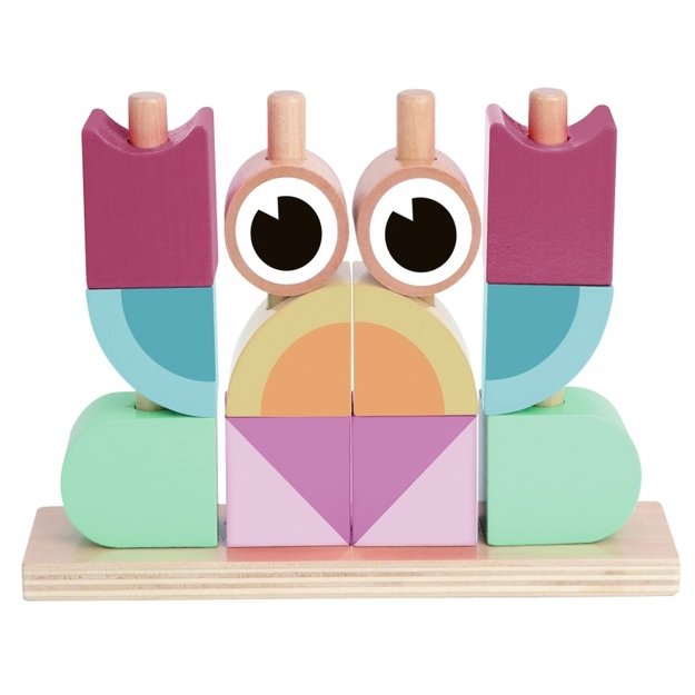 Medinė dėlionė vaikams „Krabas“, TOOKY TOY