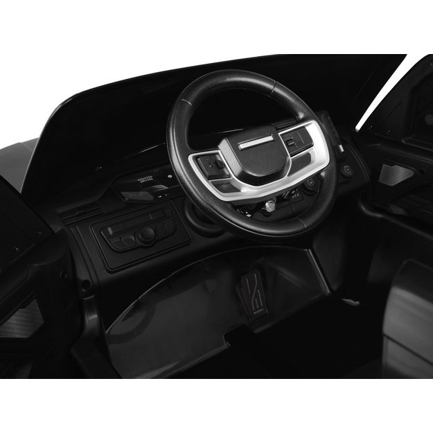 Vienvietis elektrinis džipas vaikams RANGE ROVER 4x4, juodas