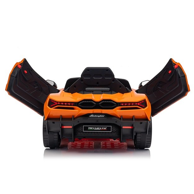 Vienvietis elektromobilis vaikams Lamborghini Revuelto, oranžinis