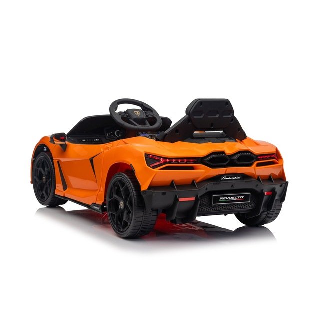 Vienvietis elektromobilis vaikams Lamborghini Revuelto, oranžinis