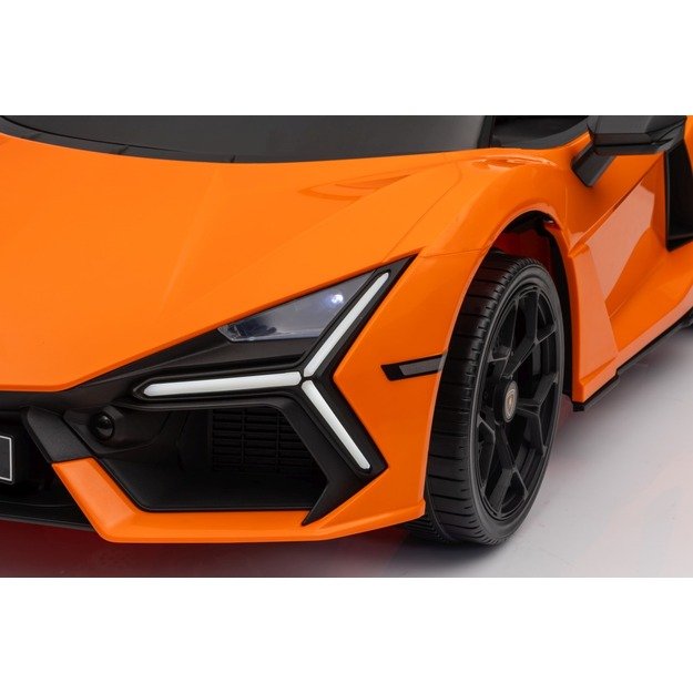 Vienvietis elektromobilis vaikams Lamborghini Revuelto, oranžinis