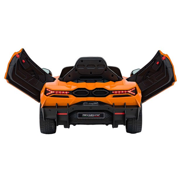 Vienvietis elektromobilis vaikams Lamborghini Revuelto, oranžinis