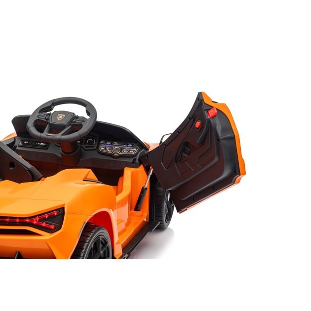 Vienvietis elektromobilis vaikams Lamborghini Revuelto, oranžinis