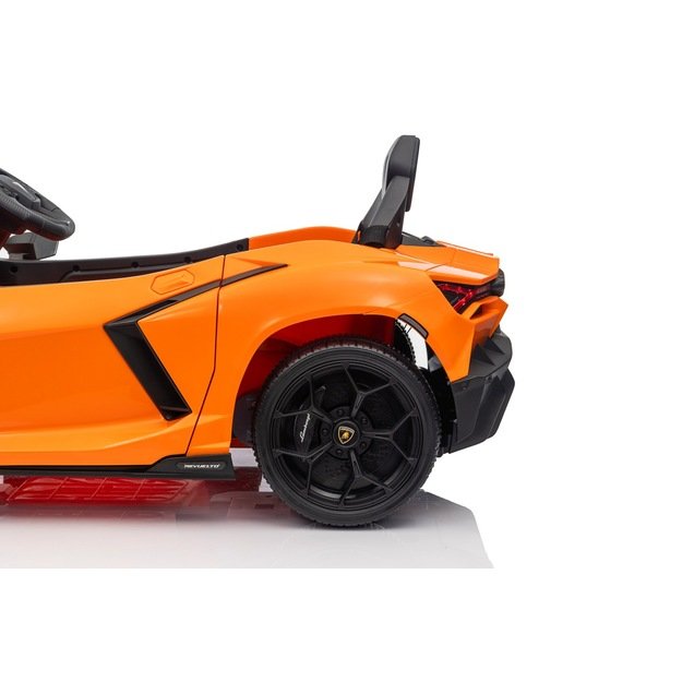 Vienvietis elektromobilis vaikams Lamborghini Revuelto, oranžinis