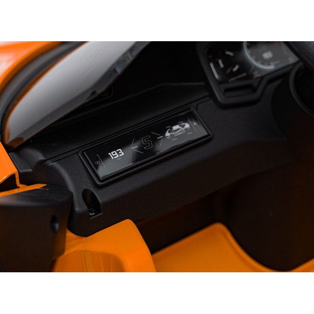 Vienvietis elektromobilis vaikams Lamborghini Revuelto, oranžinis
