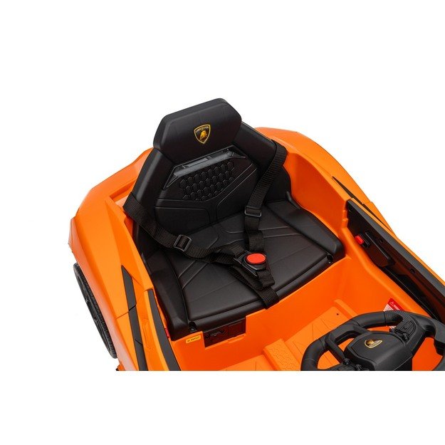 Vienvietis elektromobilis vaikams Lamborghini Revuelto, oranžinis