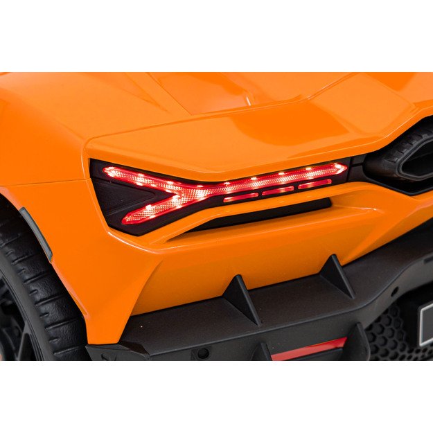 Vienvietis elektromobilis vaikams Lamborghini Revuelto, oranžinis