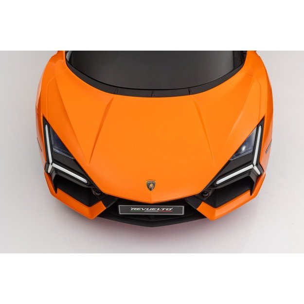Vienvietis elektromobilis vaikams Lamborghini Revuelto, oranžinis