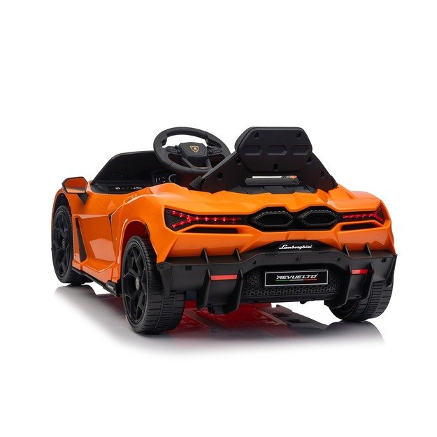Vienvietis elektromobilis vaikams Lamborghini Revuelto, oranžinis