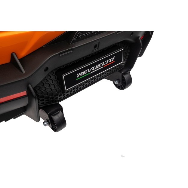 Vienvietis elektromobilis vaikams Lamborghini Revuelto, oranžinis