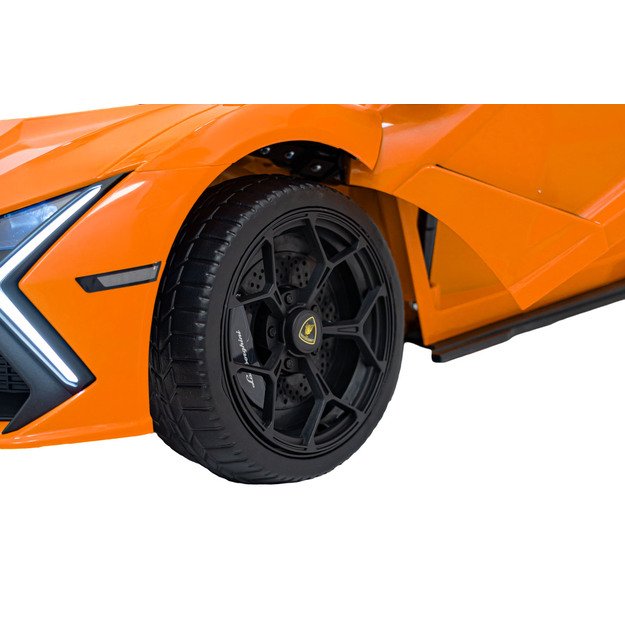 Vienvietis elektromobilis vaikams Lamborghini Revuelto, oranžinis