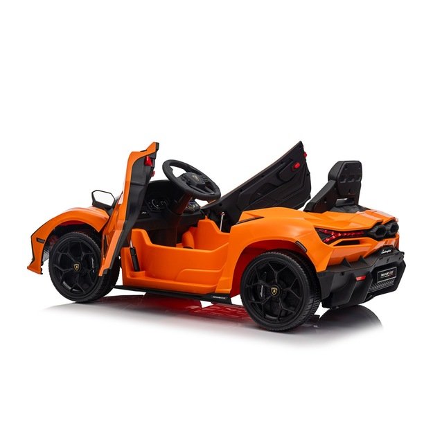 Vienvietis elektromobilis vaikams Lamborghini Revuelto, oranžinis
