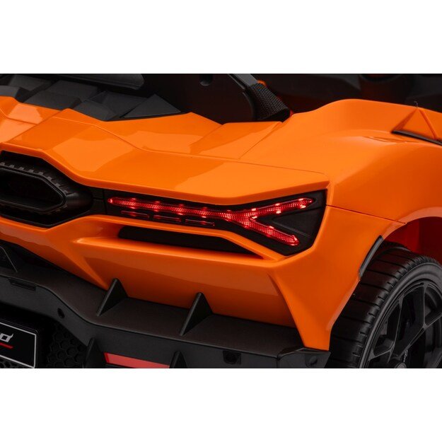 Vienvietis elektromobilis vaikams Lamborghini Revuelto, oranžinis