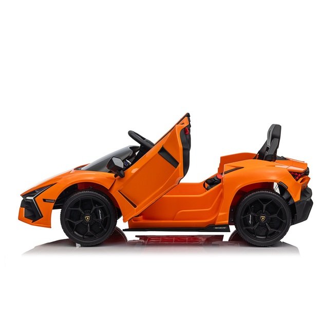 Vienvietis elektromobilis vaikams Lamborghini Revuelto, oranžinis