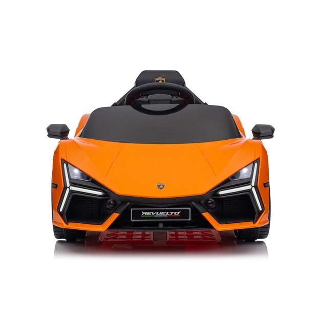 Vienvietis elektromobilis vaikams Lamborghini Revuelto, oranžinis