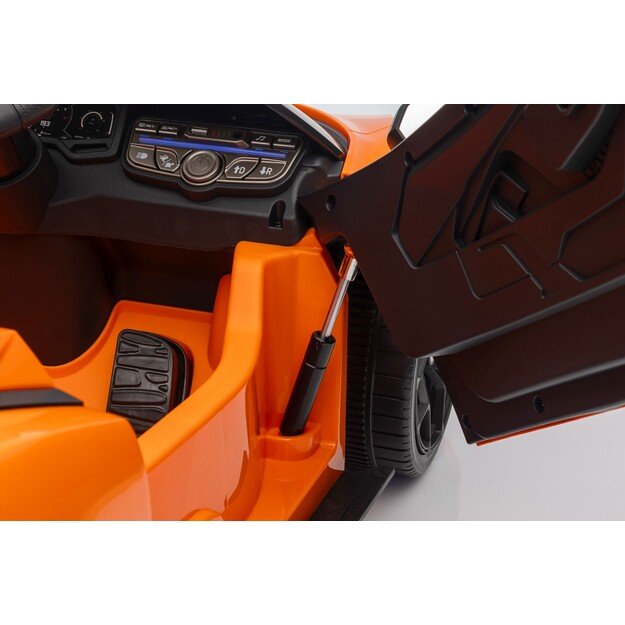 Vienvietis elektromobilis vaikams Lamborghini Revuelto, oranžinis