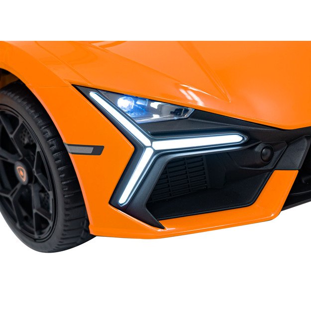 Vienvietis elektromobilis vaikams Lamborghini Revuelto, oranžinis