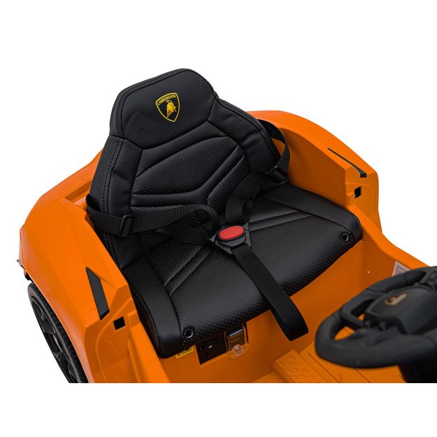 Vienvietis elektromobilis vaikams Lamborghini Revuelto, oranžinis