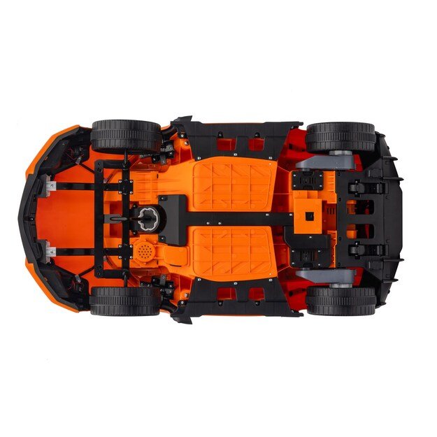 Vienvietis elektromobilis vaikams Lamborghini Revuelto, oranžinis