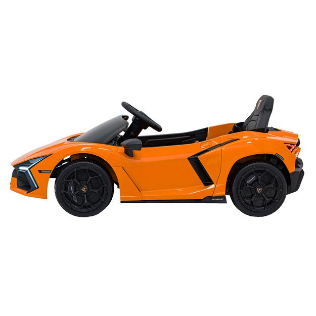 Vienvietis elektromobilis vaikams Lamborghini Revuelto, oranžinis
