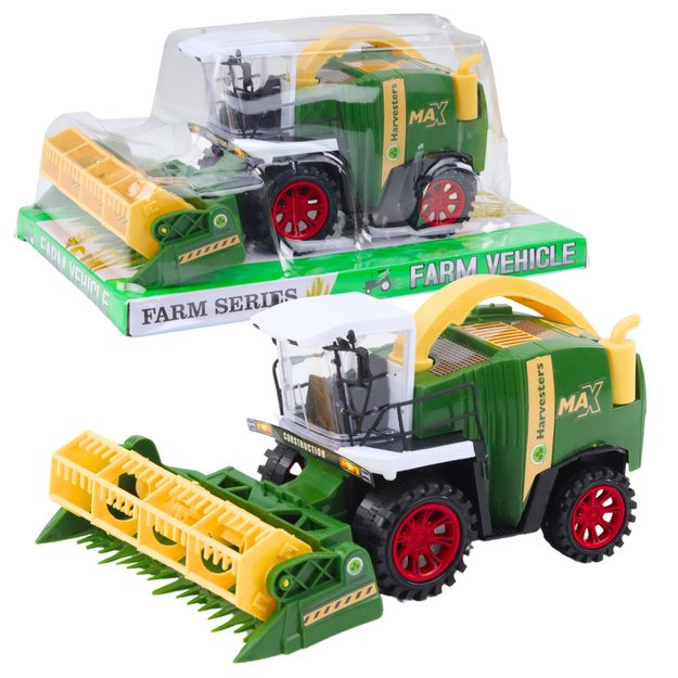 Žaislinis grūdų kombainas „Farmer Heder Drive “