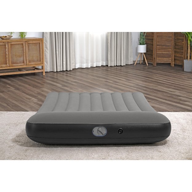 Pripučiamas dvivietis čiužinys su įmontuota pompa 150x203x30cm, Bestway 671BS
