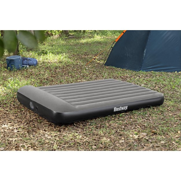 Pripučiamas dvivietis čiužinys su įmontuota pompa 150x203x30cm, Bestway 671BS