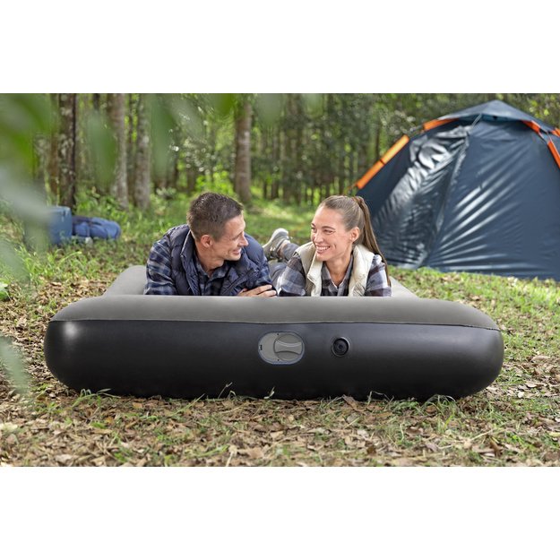 Pripučiamas dvivietis čiužinys su įmontuota pompa 150x203x30cm, Bestway 671BS