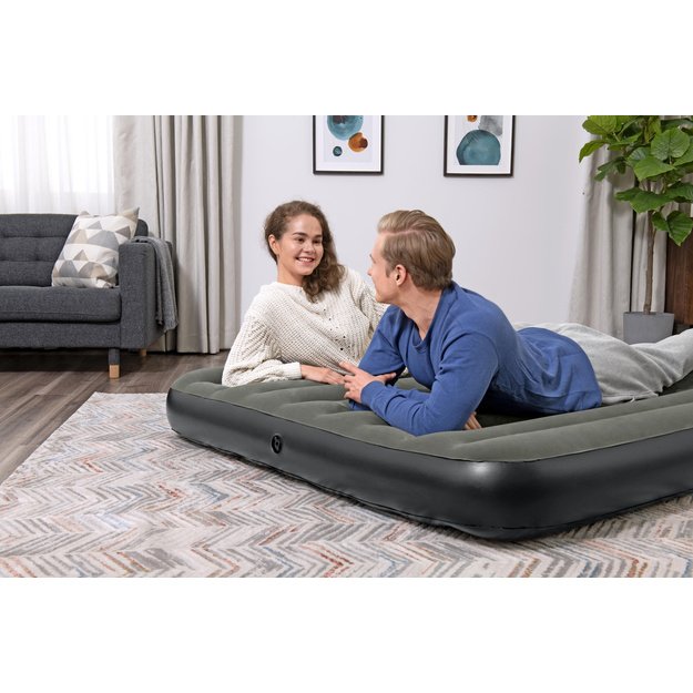 Pripučiamas dvivietis čiužinys 203×152×25cm, Bestway 6713N