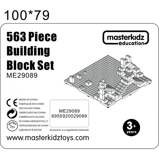 STEM konstruktoriaus rinkinys 563 el., MASTERKIDZ 6