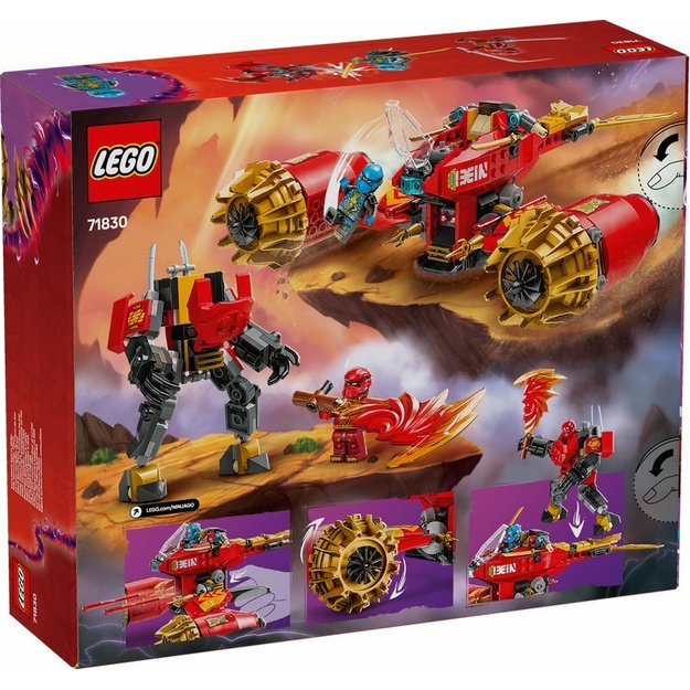 Konstruktorius vaikams „Storm Rider-Mech Kai“, LEGO NINJAGO 71830