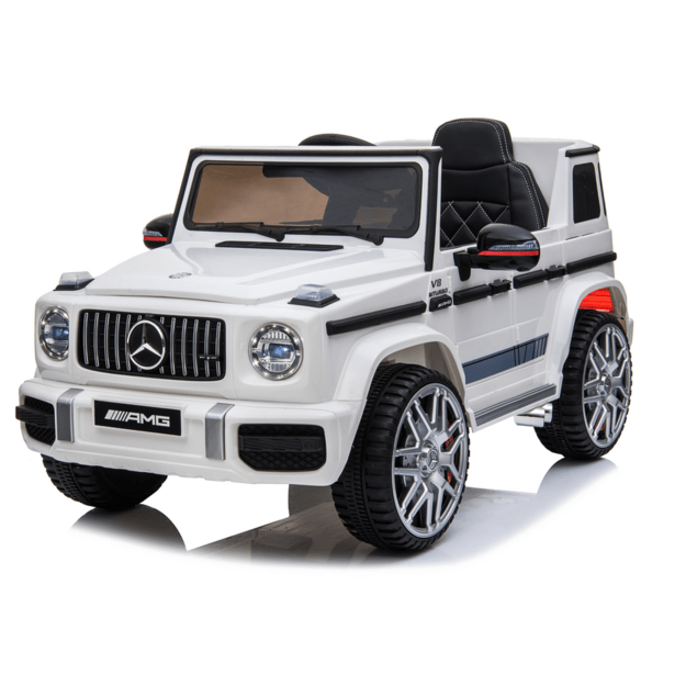 Vienvietis elektrinis džipas vaikams Mercedes G63 BBH-0003 EZ, baltas 1
