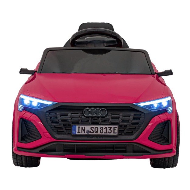 Vienvietis elektromobilis Audi SQ8, rožinis